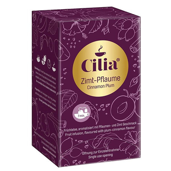Cilia ® Tee ZIMT PFLAUME - 20 Teebeutel à 2 g