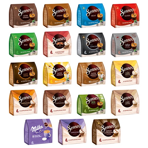 Kaffeepads Senseo® - 10 Stück (Päckchen) im Set zur Auswahl