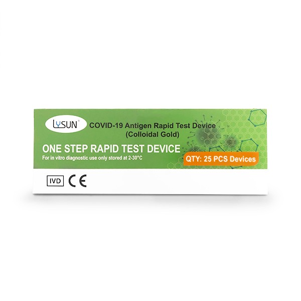 LYSUN ® - COVID-19 Antigen-Schnelltest (Antigen Rapid Test) - NASAL - 25 Sets/Box
