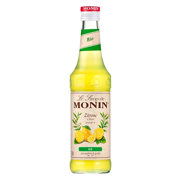 Monin Bio-Sirup Zitrone - 0,33 l