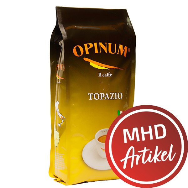Opinum TOPAZIO - Ganze Bohne - MHD: 30.11.2022