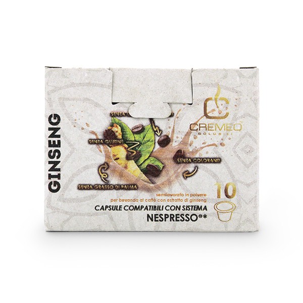 CREMEO Linea Solubili GINSENG DOLCE - 10 Kapseln Nespresso ® kompatibel