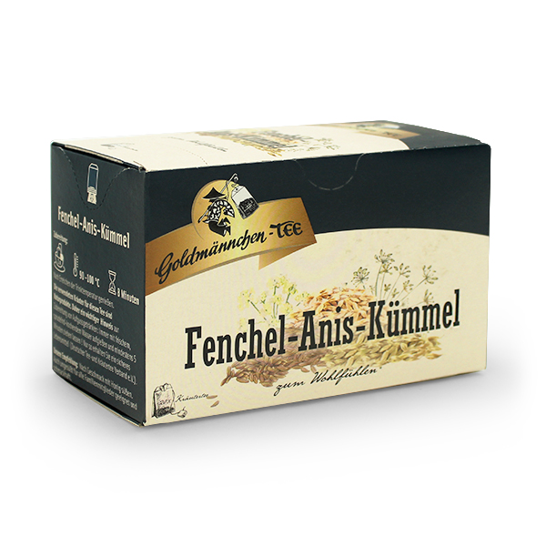 Goldmännchen Tee - Fenchel-Anis-Kümmel - 20 unkuvertierte Tassenbeutel ...