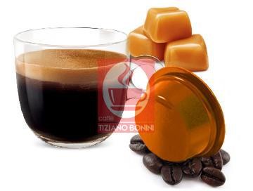 Caffè Bonini Caffè Caramel / Karamell-Kaffee - 10 kompatible Kapseln Lavazza A Modo Mio ®*
