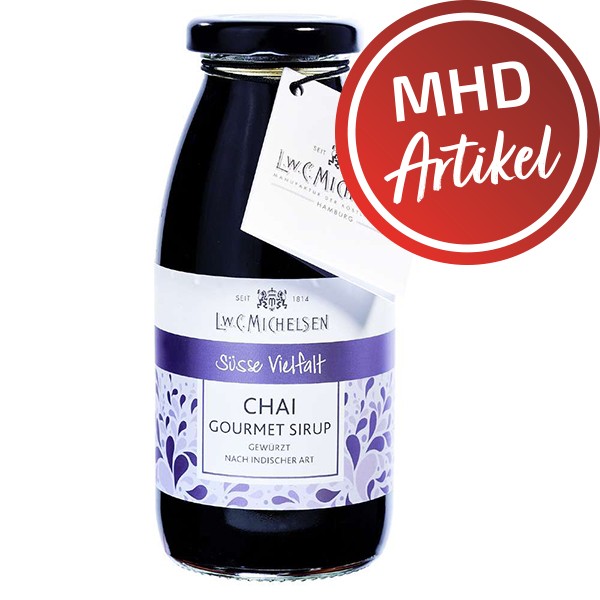 Michelsen Gourmet-Sirup: Chai-Indian-Spicy - MHD: 01.06.2020