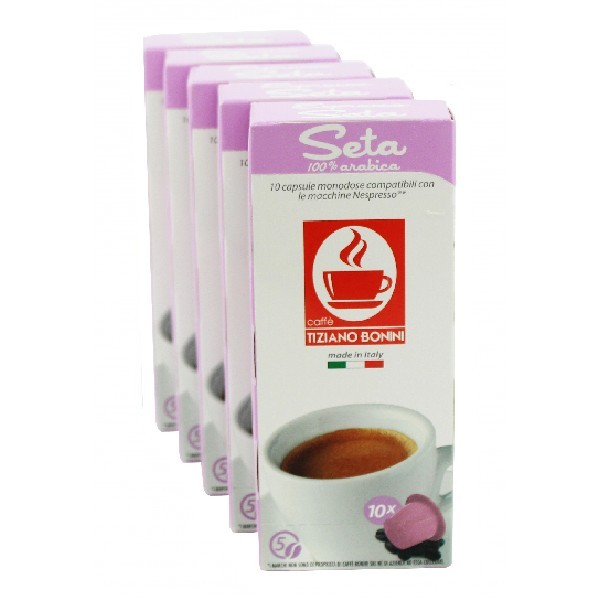 Caffè Bonini SETA - 50 Kompatible Kapseln Nespresso ®*