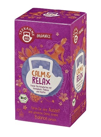 Teekanne Organics Calm &amp; Relax - 20 Teebeutel à 1,8 g