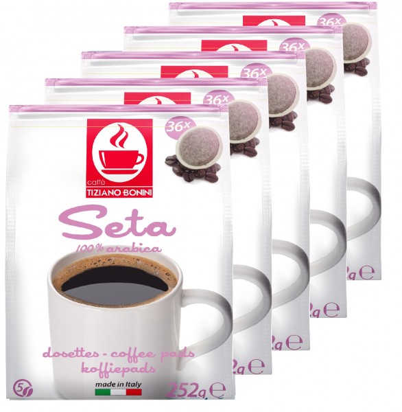 Caffè Bonini Kaffeepads Seta 5 x 36er / 180 Pads