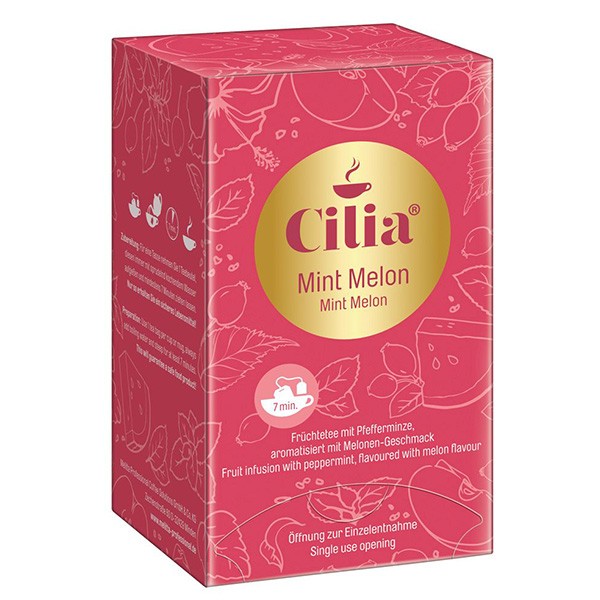 Cilia ® Tee MINT MELON - 20 Teebeutel à 2 g - MHD: 18.09.2022