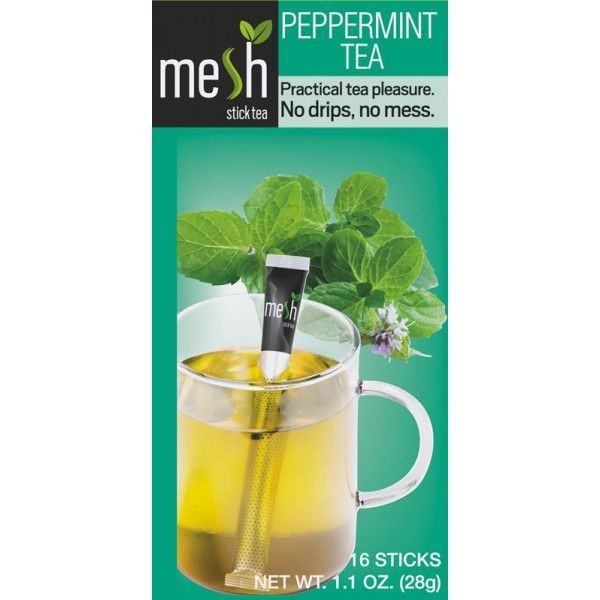 Mesh Tea Sticks Peppermint Tea / Pfefferminz Tee 16 Stück**