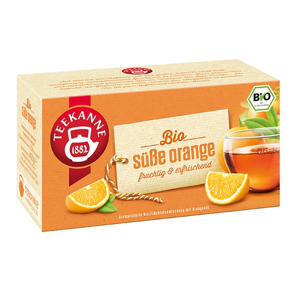 Teekanne Bio Süße Orange - 18 Beutel à 2,25 g