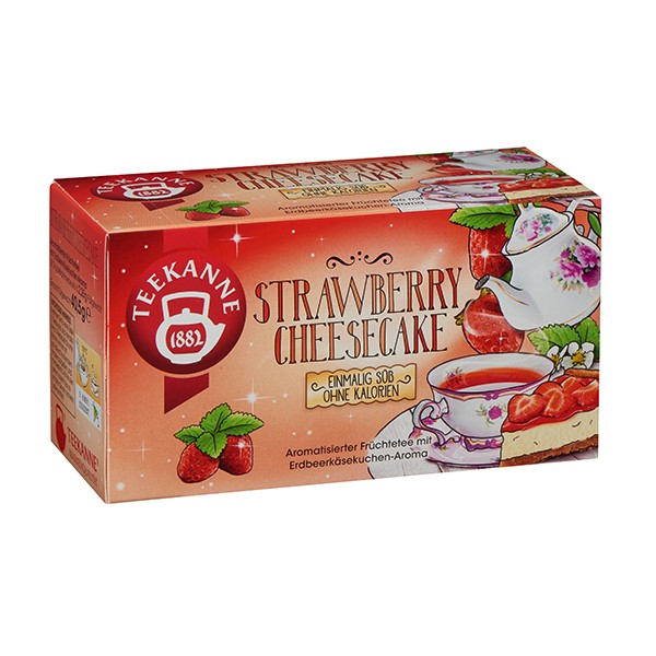 Teekanne Strawberry Cheesecake - 18 Beutel à 2,25 g