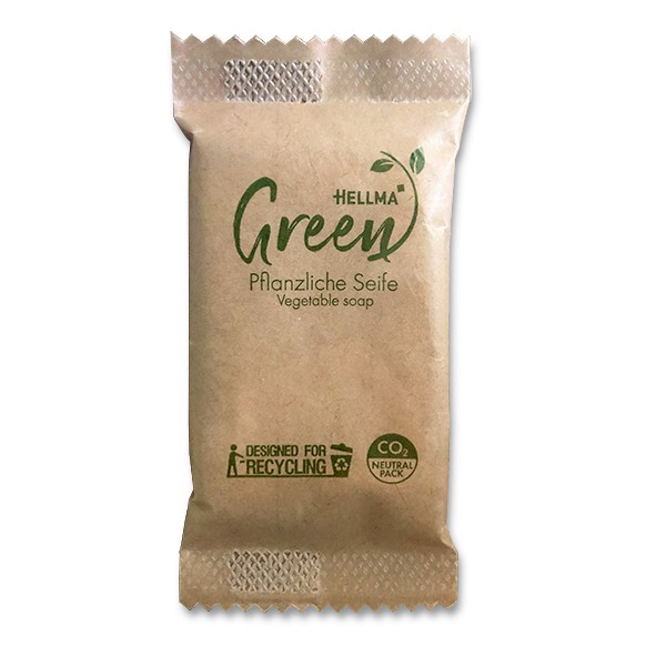 Hellma GREEN pflanzliche Seife 60 Stück à 12 g