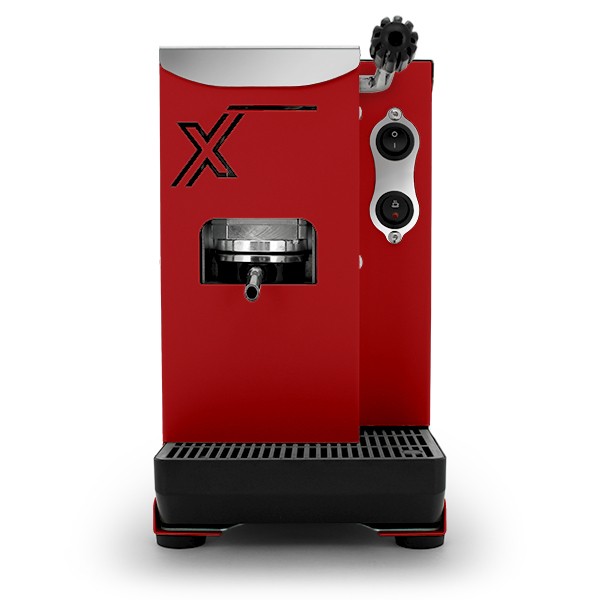 Aroma® X Rot-Edelstahl - Espressomaschine für ESE-Pads