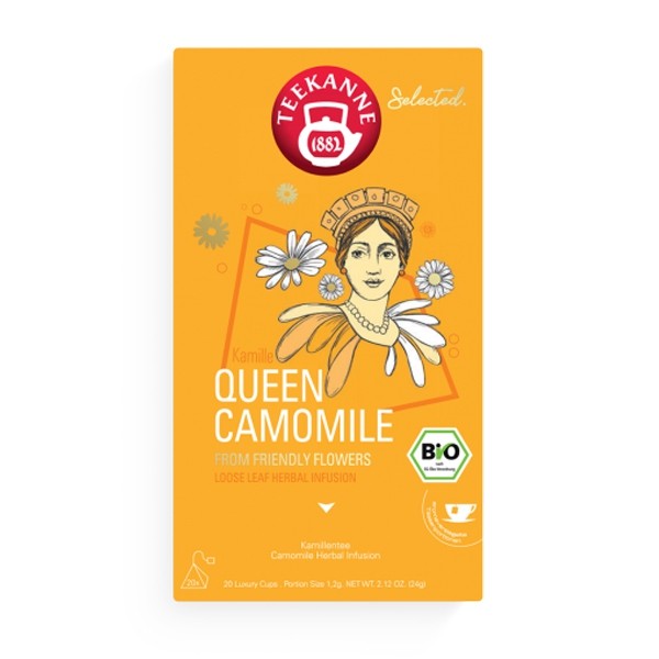 Teekanne Selected Queen Camomile Luxury Cup - 25 x 1,2 g (neue Verpackungsgröße)