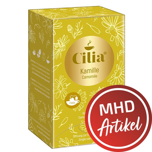 Cilia ® Tee Kamille 20 Teebeutel à 1,5 g - MHD: 16.09.2021