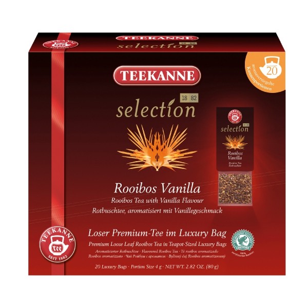 Teekanne Selection Rooibos Vanilla 20 Kannenportionen - MHD überschritten: 31.05.2020
