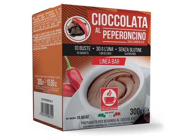 Caffè Bonini Cioccolata Al Peperoncino 10 Beutel
