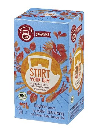 Teekanne Organics Start Your Day - 20 Teebeutel à 1,8 g