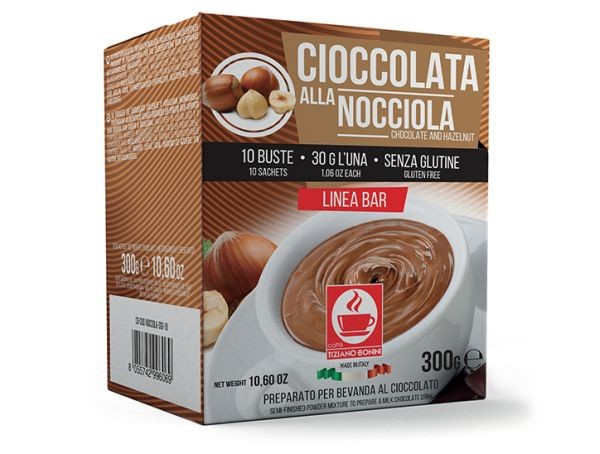 Caffè Bonini Cioccolata Alla Nocciola 10 Beutel - MHD 30.09.2021