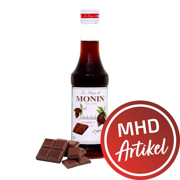 Monin-Sirup Schokolade - MHD: 31.07.2021
