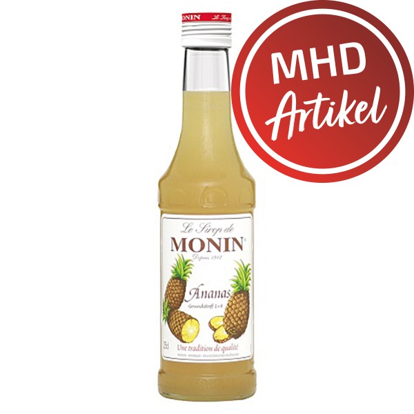 Monin-Sirup Ananas - MHD: 30.09.2022