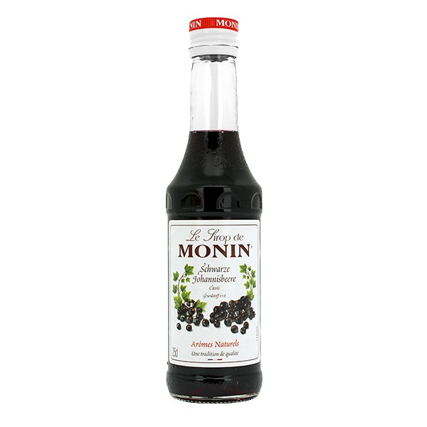 Monin-Sirup Cassis/Schwarze Johannisbeere - 0,25 l