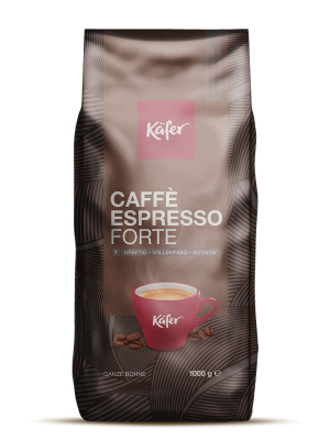Käfer ganze Bohne - Caffè Espresso Forte - 1 kg - MHD: 31.08.2023