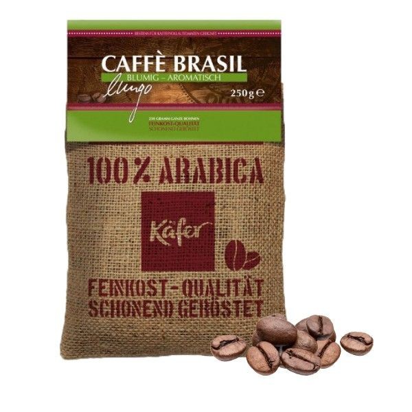 Käfer Caffè Brasil Lungo Jute-Sack 250 g - MHD: 30.11.2021