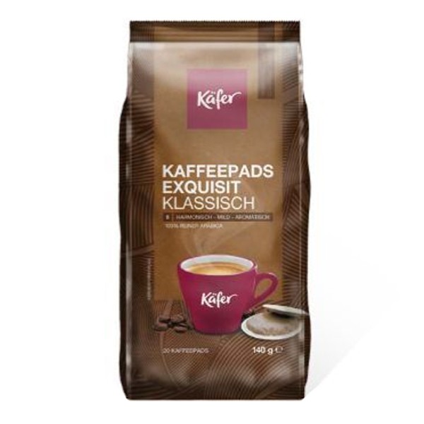 Feinkost Käfer Kaffeepads Exquisit KLASSISCH - 20 Pads