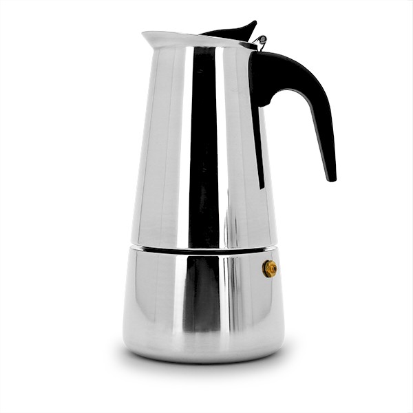 Scanpart Espressokocher - 6 Tassen für Induktion (Edelstahl)