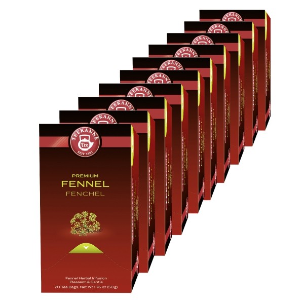 Teekanne Premium Fenchel - 10 x 20 Beutel - MHD: 30.06.2021