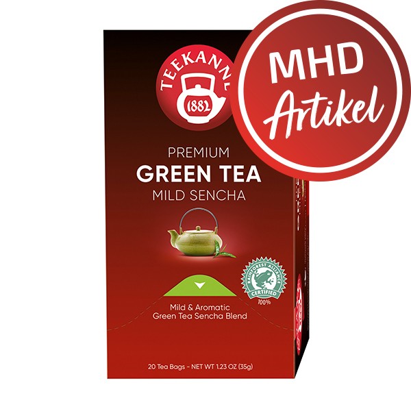 Teekanne Premium Grüner Tee - 20 Beutel - MHD: 23.07.2022