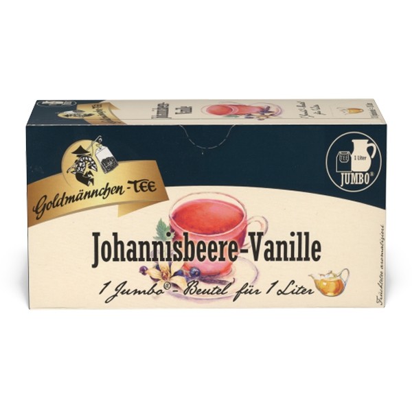 Goldmännchen Tee JUMBO Johannisbeer-Vanille - 20 Beutel