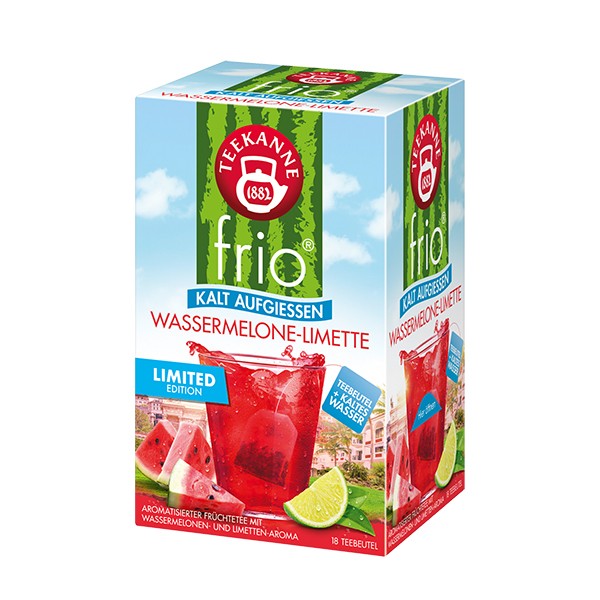 Teekanne FRIO Wassermelone-Limette - 18 Beutel
