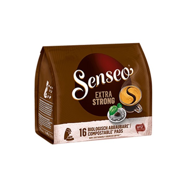 Kaffeepads Senseo® Extra Strong - 16 biologisch abbaubare Pads
