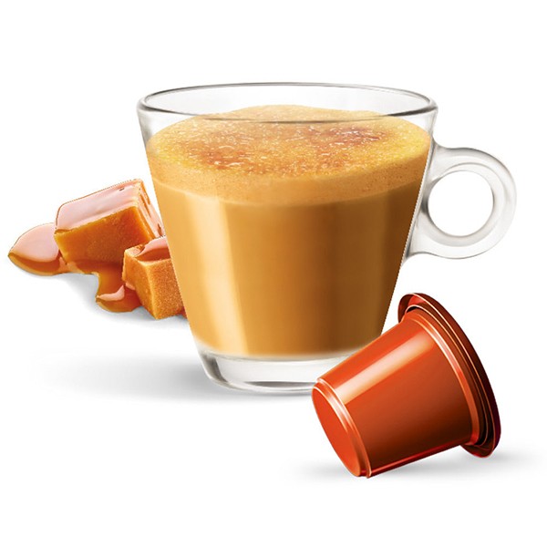 Caffè Bonini - Latte Caramel / Karamell - 10 Nespresso ®* kompatible Kapseln