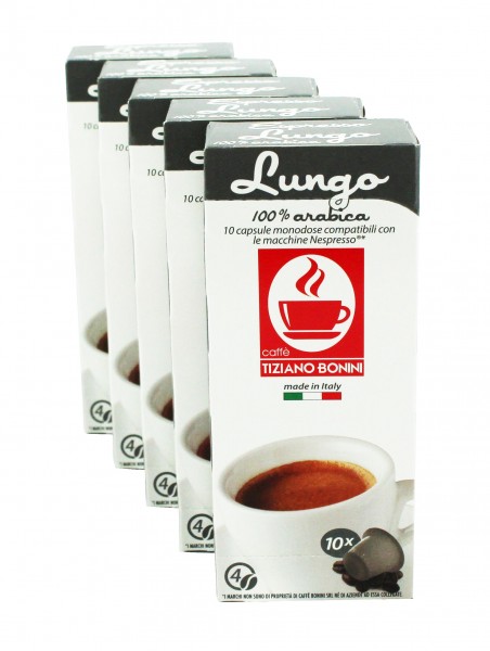 Caffè Bonini Lungo 50 Kompatible Kapseln Nespresso ®*