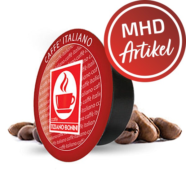 Caffè Bonini INTENSO - 50 Kompatible Kapseln Lavazza A Modo Mio ® - MHD: 04.09.2022