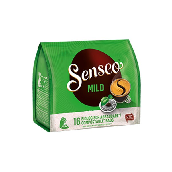 Kaffeepads Senseo® Mild - 16 biologisch abbaubare Pads