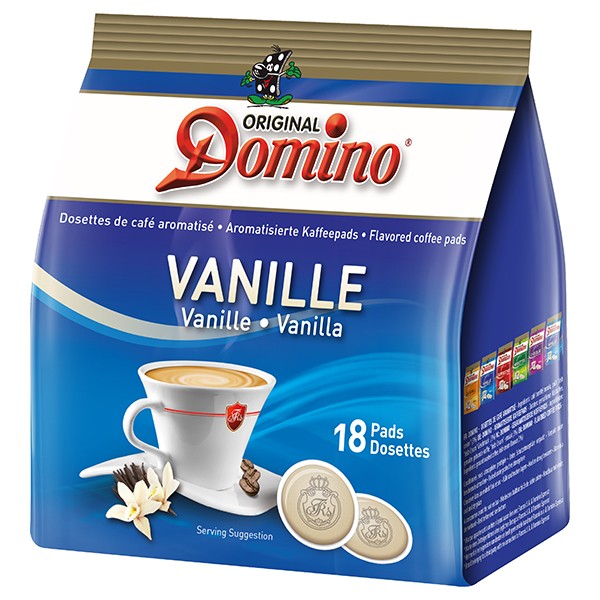 Domino® VANILLE - 18 aromatisierte Kaffeepads
