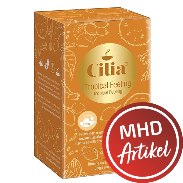 Cilia ® Tee TROPICAL FEELING - 20 Teebeutel à 2 g - MHD: 18.09.2022