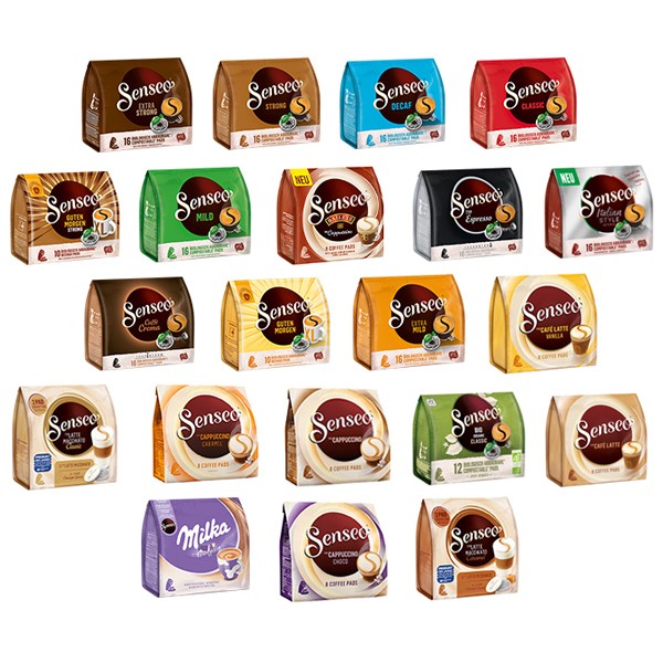 Kaffeepads Senseo® - 10 Stück (Päckchen) im Set zur Auswahl