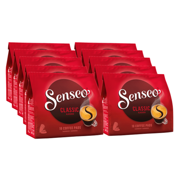 Kaffeepads Senseo ® Klassisch / Classic - 10 x 16 biologisch abbaubare Pads
