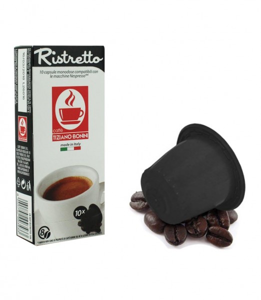 Caffè Bonini RISTRETTO - 10 Kompatible Kapseln Nespresso ®*