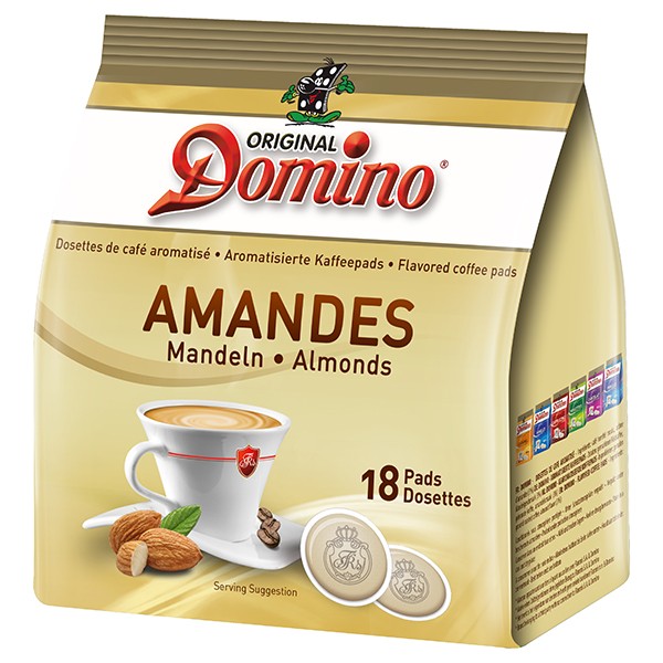 Domino® MANDEL - 18 aromatisierte Kaffeepads