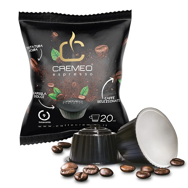 CREMEO Linea Caffè DARK - 50 Kapseln Dolce Gusto ® kompatibel