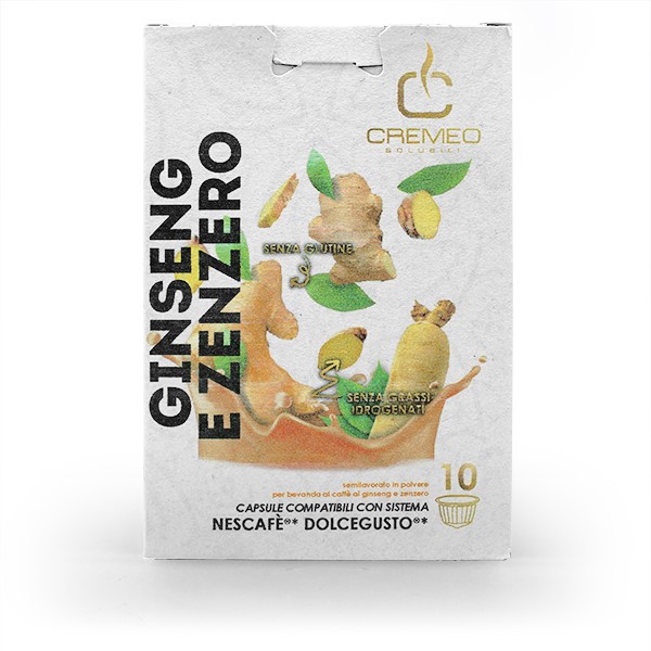 CREMEO Ginseng e Zenzero - 10 Kapseln Dolce Gusto ®* kompatibel