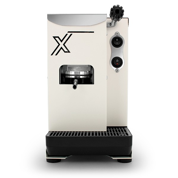 Aroma® X weiß-Edelstahl - Espressomaschine für ESE-Pads