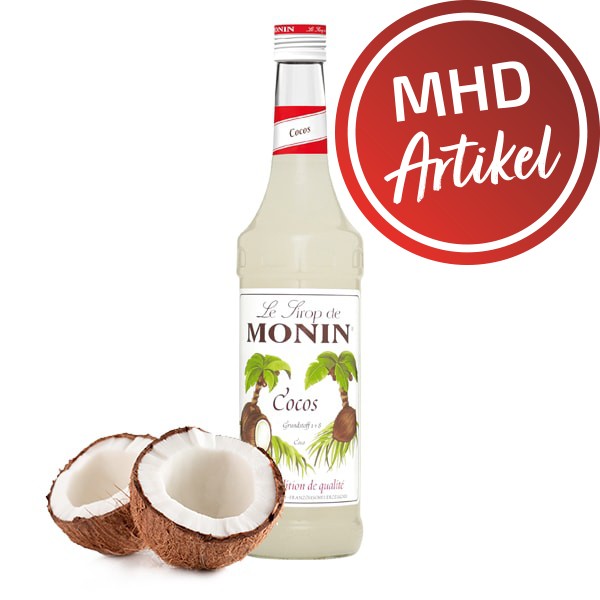 Monin-Sirup Cocos / Kokosnuss - MHD: 30.11.2022